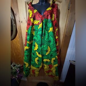 Colorful Floral Jumpsuit